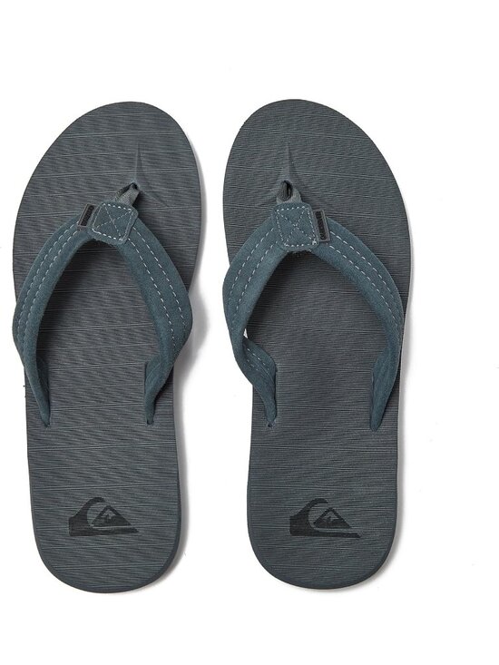 Men\'s Grey Black Suede Flip Flops Arch Support Athletic Sandals Thong Casual main image 5